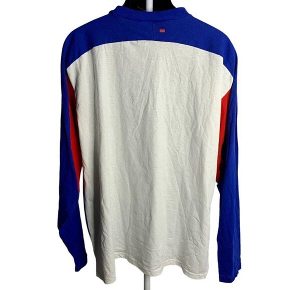 Vintage 90s Mens NFL Patriots T Shirt XL White Long Sleeve Monday Night Football - Picture 6 of 9